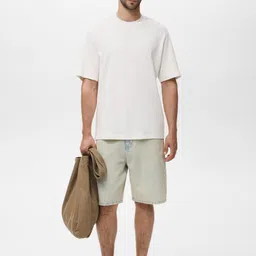 MANGO MAN Pure Cotton Relaxed Fit T-shirt image 2