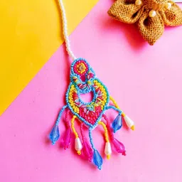 Sangria Floral Beaded Maangtika-image-1