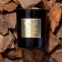 Seva Home Black & Gold-Toned 1 pieces Jar Candle image 2