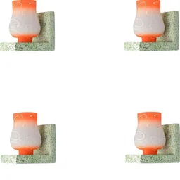 SOMIL Orange Glass Cylinder Printed Wall Lamps-picture-11