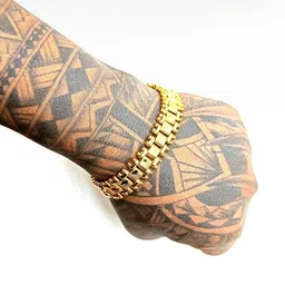 Dynamic Retail Global Gold-Plated Stainless Steel Bracelet image 2