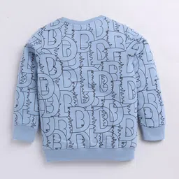 Ginie Boys Graphic Printed Round Neck Sweatshirt image 2