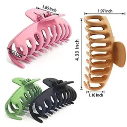Watch junction Women Set of 4 Claw Clip image 4