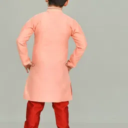 Sangria Boys Embroidered Straight Straight Kurta & Pyjama image 2