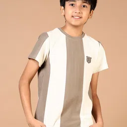 V-Mart Boys Striped Pockets T-shirt-picture-38