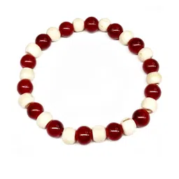 Divine souvenirs Unisex Artificial Beaded Elasticated Bracelet-picture-39