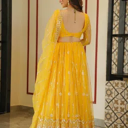 lunexa Embroidered Semi Stitched Lehenga Choli image 2