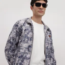 The Roadster Life Co. Abstract Printed Bomber Jacket-image-56