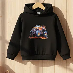 Cutiekins Boys Printed Hooded Sweatshirt image 2
