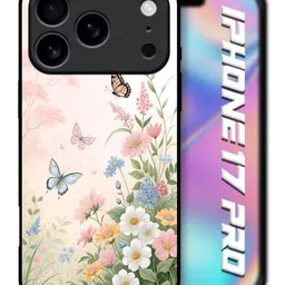QRIOH Floral Printed iPhone 17 Pro Back Case Mobile Accessories-picture-35