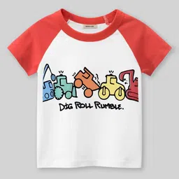 INCLUD Boys Graphic Printed Round Neck Raglan Sleeves T-shirt-picture-18