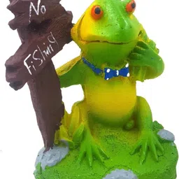 mistletoe Frog toy action ornament for bubble fish tank Laterite Unplanted Substrate image 1