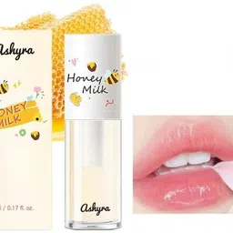 ashyra Honey Milk Clear Moisture Lip Gloss | Ultra Shine Non Sticky Gloss image 1