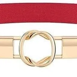 ashler Women Casual, Evening, Formal, Party Red Genuine Leather Belt-picture-21