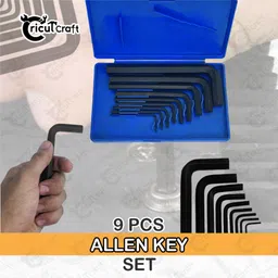 cricutcraft 9pcs Spanner Wrench L Shape Repair Tool Set for Bike/Bicycle/Cycle/Guitar AK_1K Allen Key Set-picture-42
