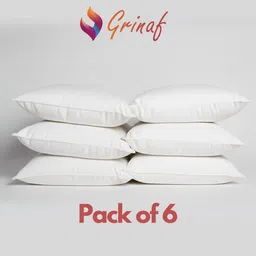grinaf Plain Cotton Filled Zipper Standard Size Pillow Protector-picture-30