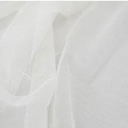 orientxzone Unstitched Net/Lace Multipurpose Running Fabric Self Design image 2