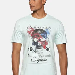 bollti Graphic Printed Pure Cotton T-shirt image 1