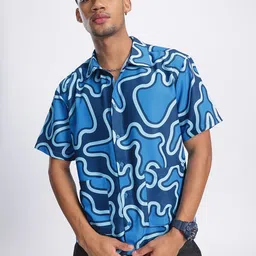 glitchez Groovy Vibes Printed Pocket Detail Shirt-picture-25