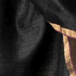 Fabindia Black Plain Stole image 4