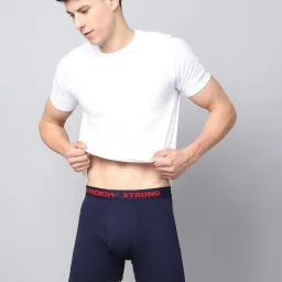 Vimal Jonney Multicolor Cotton comfort fit Trunks Pack of 3 image 4