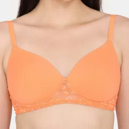 Zivame Orange Plain Bralette Bra image 4