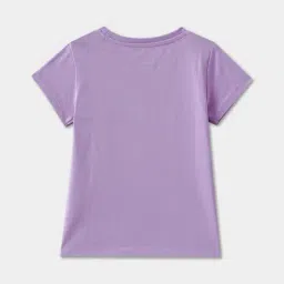 R&B Kids Lilac Floral Regular Fit T-Shirt image 2