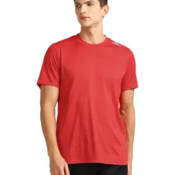 adidas Red Round Neck T-Shirt-image-3