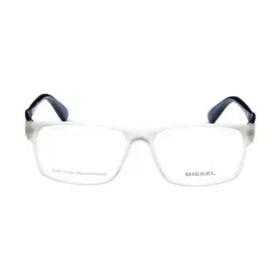 Diesel Transparent Rectangular Frames for Men-picture-13