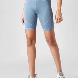 Only Blue High Rise Sports Shorts-picture-24