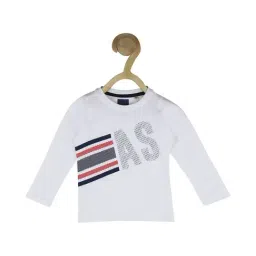 Allen Solly Kids White Printed Full Sleeves T-Shirt-image-68