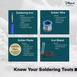 Hillgrove 11 Pcs 25 W Soldering Iron Kit, HGVE8M1 image 2