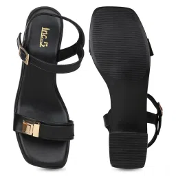 Inc.5 Women's Black Ankle Strap Sandals image 4