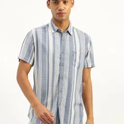 United Colors of Benetton Blue Stripes Shirt-picture-34