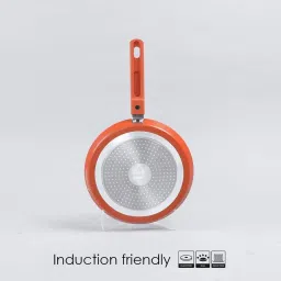 Wonderchef Orange Aluminium Non-Stick Cookware 4 pc Set image 4