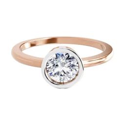 Sparkles 14k (585) Rose Gold Lab Grown Diamond Rings-picture-10
