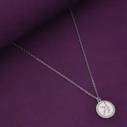 Kai Jewel Sterling Silver Minimalistic Virgo Single Zodiac Chain Necklace-picture-46