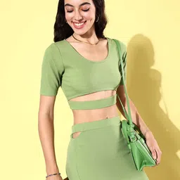 4WRD by Dressberry Women Top With Skirt Co-Ords Set-picture-41