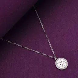 Kai Jewel Sterling Silver Minimalistic Sagittarius Single Zodiac Chain Necklace-picture-17