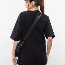 URBANICE Round Neck Drop-Shoulder Sleeves Cotton Oversized T-shirt image 4