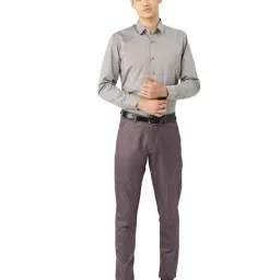 Sojanya Purple Regular Slim Fit Trousers image 5