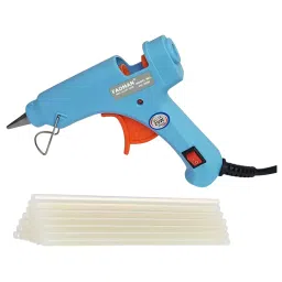 Fadman 20 W Standard Temperature Hot Melt Mini Glue Gun with 20 Stick Blue 7 mm Stick Dia., 157-SkyBluemini-20wt-20-St-picture-26