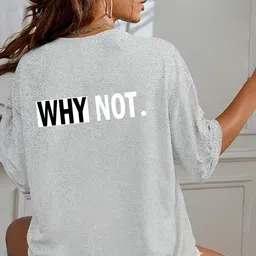 SZN Typography Printed Round Neck Drop-Shoulder Sleeves Cotton Oversized Tshirt-image-42
