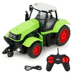 Toysire Remote Control Tractor for Kids Rc Tractor Toy Construction Farmer Truck with Remote Control Engineering Vehicle High Simulation Lights & Sound Rechargeable RC Toy for Boy & Girl Age 3+-picture-10