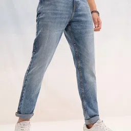 HIGHLANDER Men Tapered Fit Light Fade Stretchable Jeans image 2