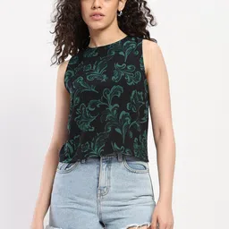 SZN Women Printed Crop Top-picture-25