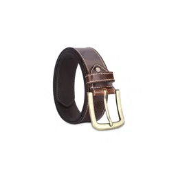 THE CLOWNFISH Men Leather Belt image 5