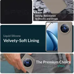 Sprig Back Cover for REALME 12 PRO PLUS (Brown) image 2