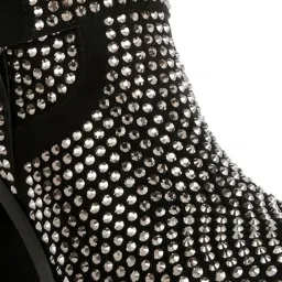 Rag & Co Women's Black Casual Booties image 4