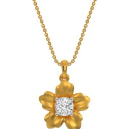 Kisna Diamond & Gold Jewellery 18k Saara Pendant-picture-6
